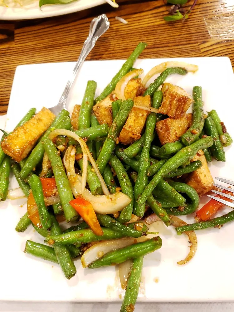 Lemon Grass Bean Curd with Green Bean
