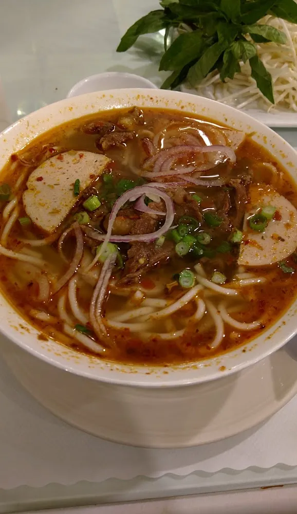 Spicy Beef Noodle Soup Bun Bo Hue